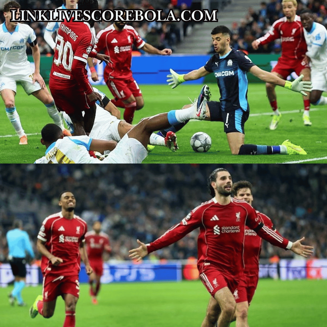 Marseille vs Liverpool: The Reds Menang Telak 3-0!