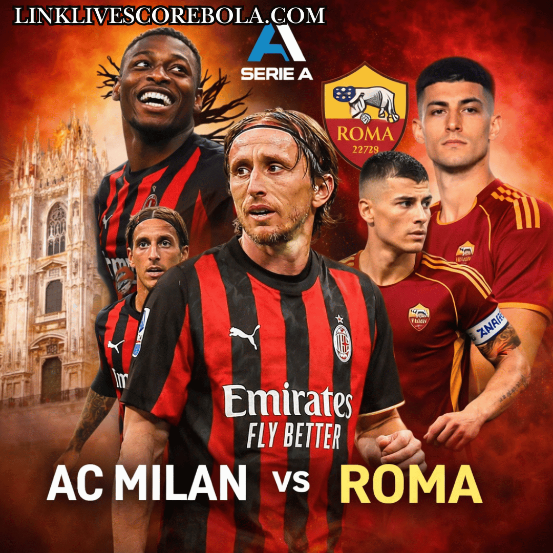 AS Roma vs AC Milan Serie A, Duel Panas di Stadio Olimpico