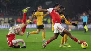 hasil wolves vs arsenal